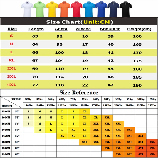Men’s Short Sleeve Polo Shirt – Solid Color, Breathable & Comfortable
