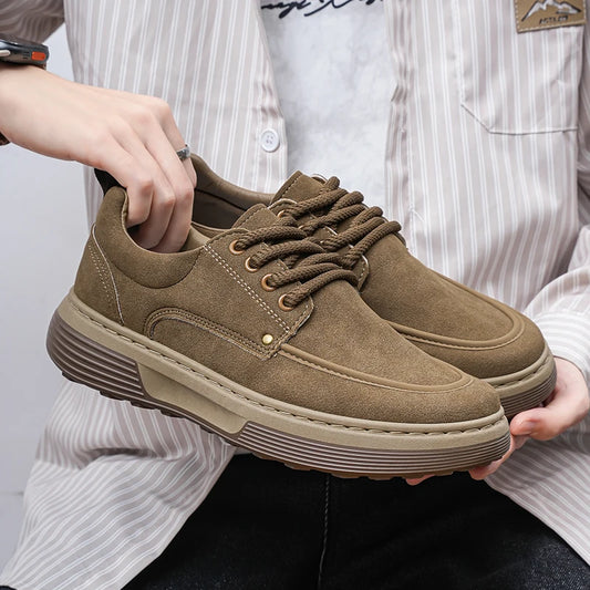 Men’s Minimalist Business Casual Sneakers – Lightweight & Comfortable Skateboard Shoes