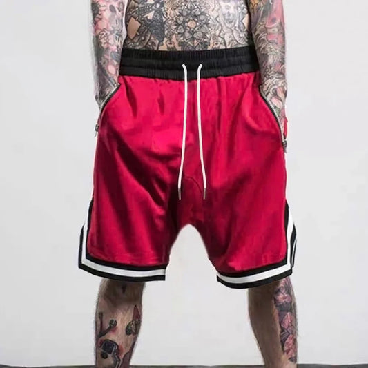 Men’s Mesh Basketball Shorts – Quick-Dry Breathable Gym & Fitness Shorts for Running, Training & Casual Sportswear