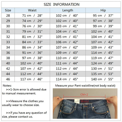 Men’s Cotton Casual Pants – Stretch Straight-Leg Trousers with Plus Size Fit, High-Quality Everyday Wear