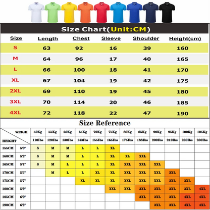 Men’s Short Sleeve Polo Shirt – Solid Color, Breathable & Comfortable
