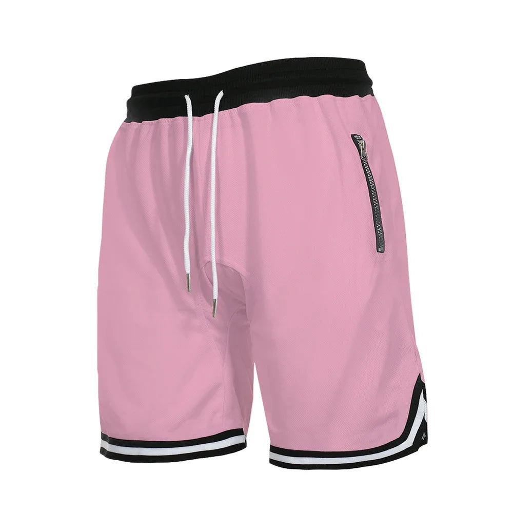 Men’s Mesh Basketball Shorts – Quick-Dry Breathable Gym & Fitness Shorts for Running, Training & Casual Sportswear