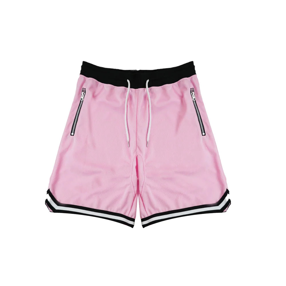 Men’s Mesh Basketball Shorts – Quick-Dry Breathable Gym & Fitness Shorts for Sports, Running & Casual Wear