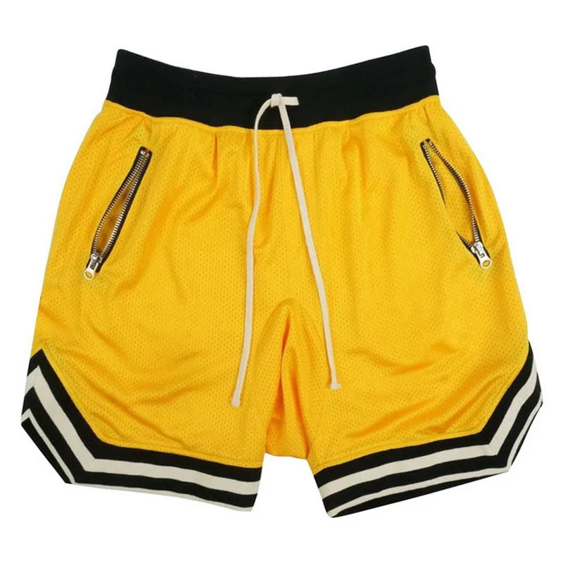 Men’s Mesh Basketball Shorts – Quick-Dry Breathable Gym & Fitness Shorts for Running, Training & Casual Summer Wear