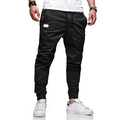 Men’s Cargo Jogger Sweatpants – Casual Multi-Pocket Harem Pants for Sports, Streetwear & Everyday Comfort