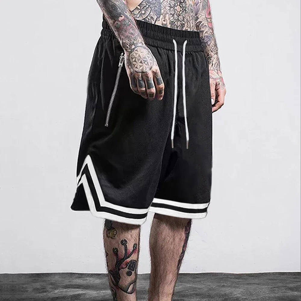 Men’s Mesh Basketball Shorts – Quick-Dry Breathable Gym & Fitness Shorts for Running, Training & Casual Sportswear