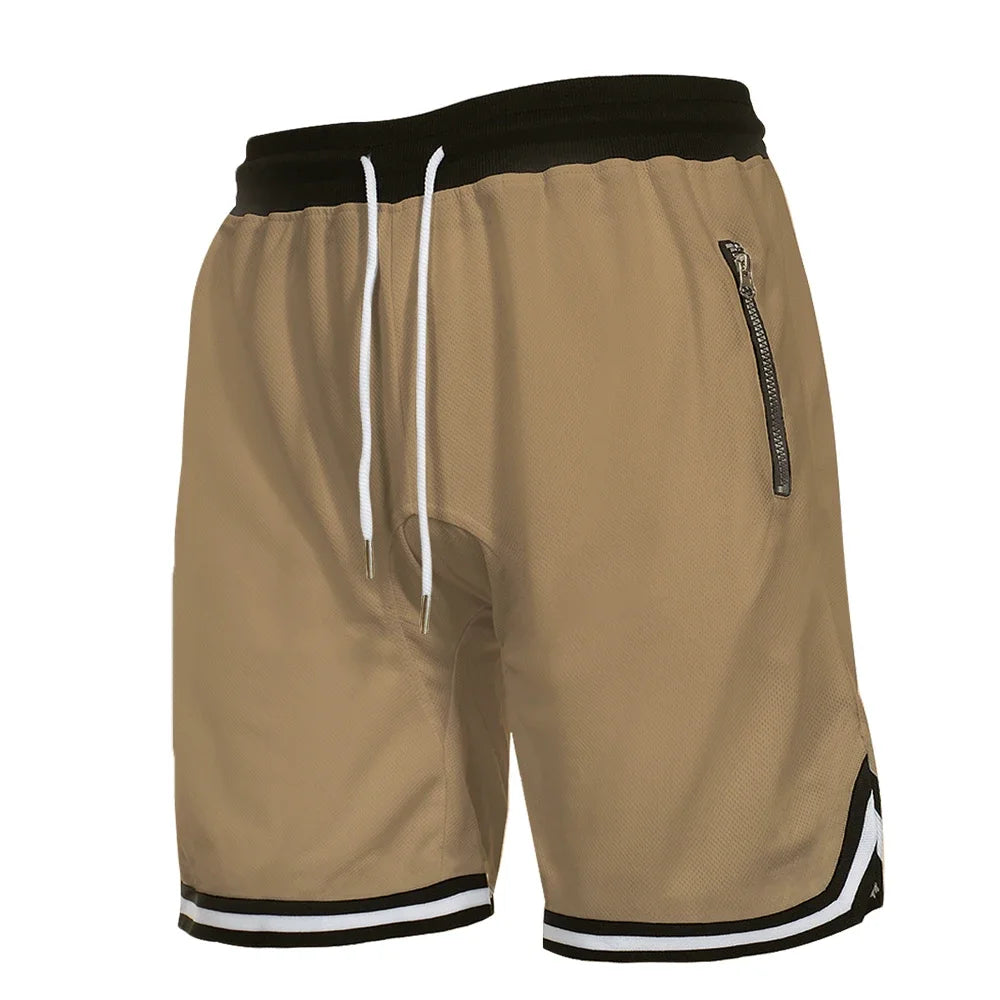 Men’s Mesh Basketball Shorts – Quick-Dry Breathable Gym & Fitness Shorts for Running, Training & Casual Sportswear