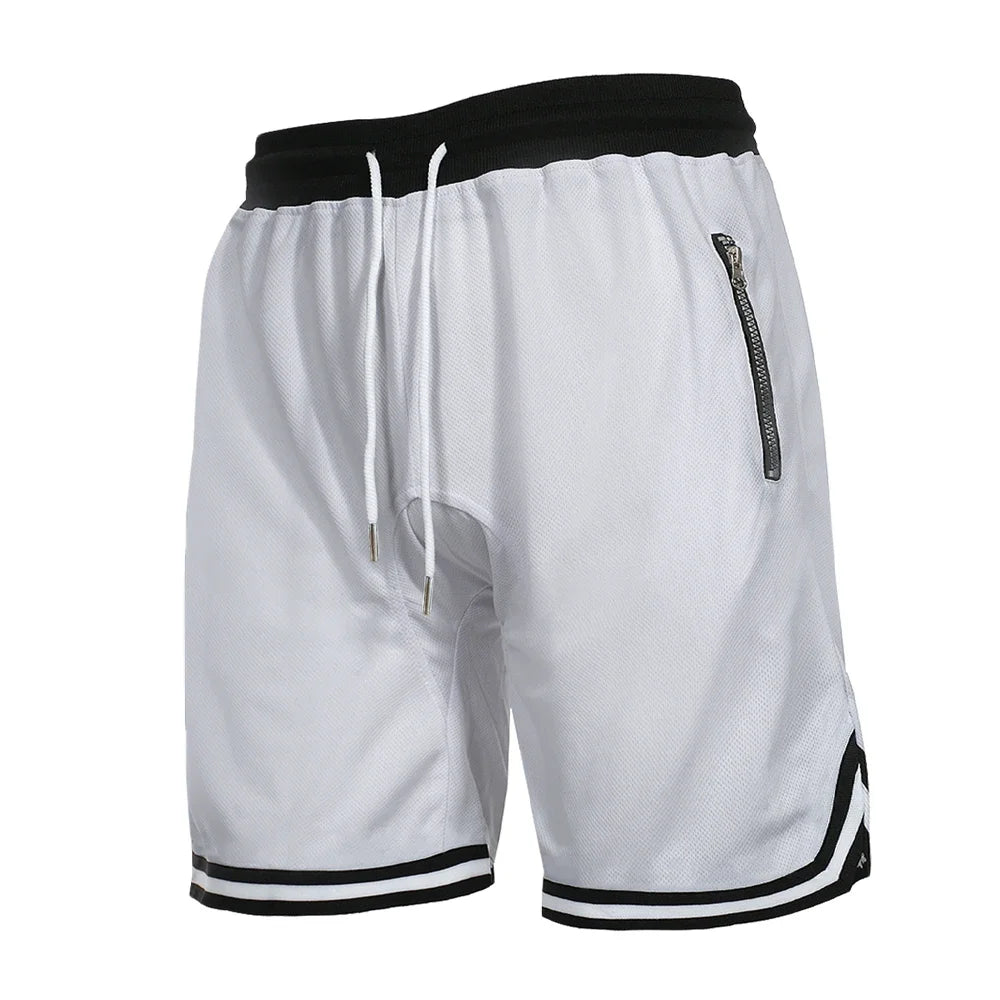 Men’s Mesh Basketball Shorts – Quick-Dry Breathable Gym & Fitness Shorts for Running, Training & Casual Sportswear