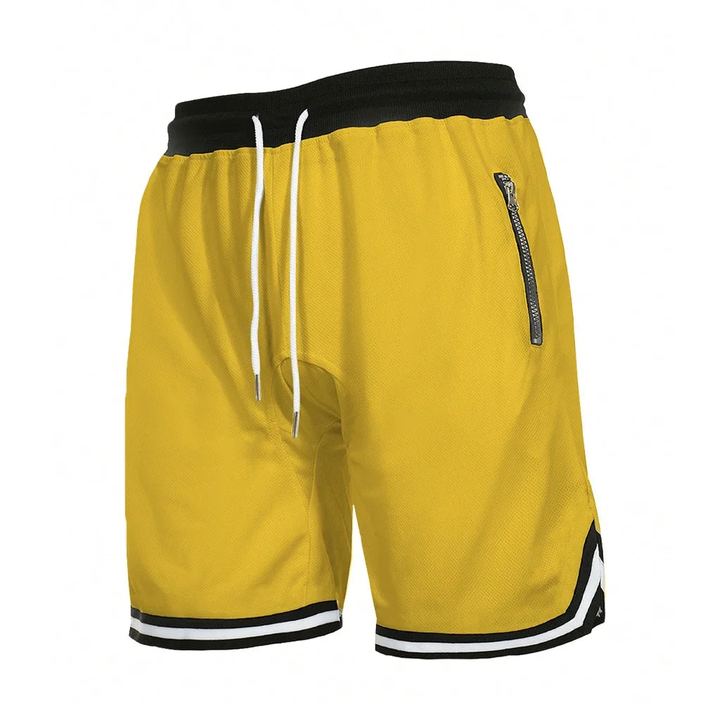 Men’s Mesh Basketball Shorts – Quick-Dry Breathable Gym & Fitness Shorts for Running, Training & Casual Sportswear