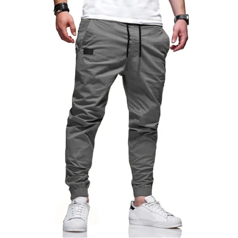 Men’s Cargo Jogger Sweatpants – Casual Multi-Pocket Harem Pants for Sports, Streetwear & Everyday Comfort