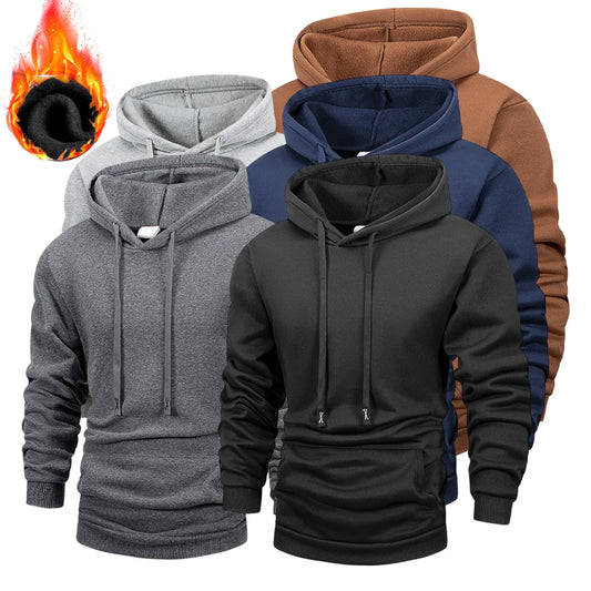 Men’s Fleece Pullover Hoodie – Unisex Casual Hooded Sweatshirt