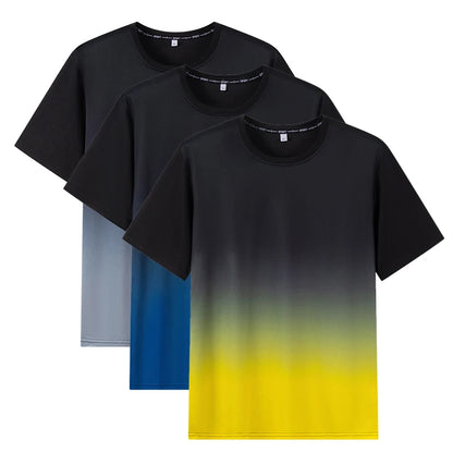 Men's T-shirt Plus Size 1XL-7XL Short Sleeve