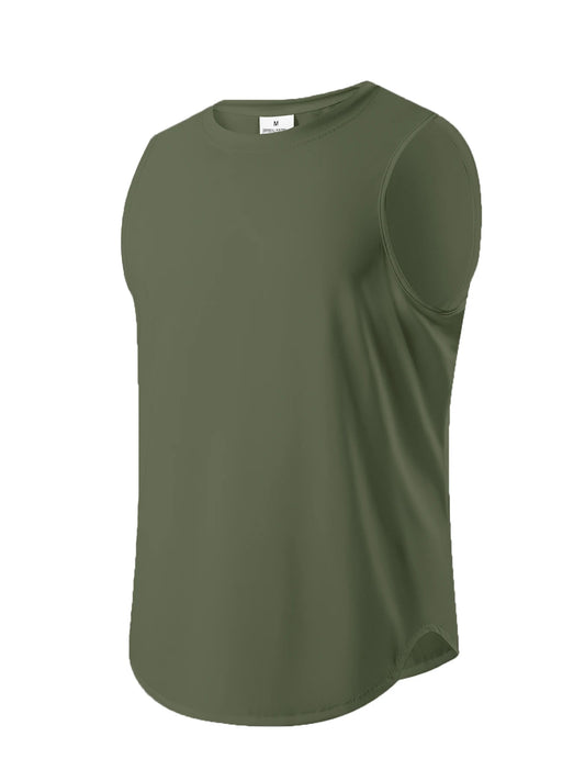 Men’s Quick-Dry Fitness Tank Top – Sleeveless Gym & Running Vest