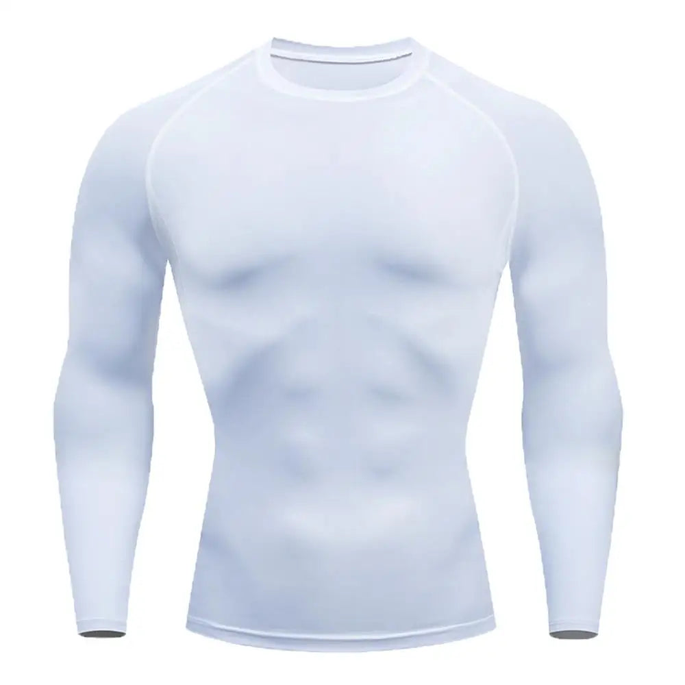Men’s Long Sleeve Compression Shirt – Quick-Dry Fitness & Running T-Shirt for Gym, Bodybuilding & Training Wear