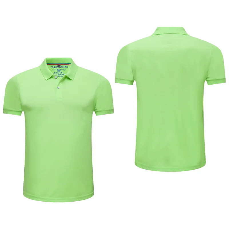 Men’s Short Sleeve Polo Shirt – Solid Color, Breathable & Comfortable