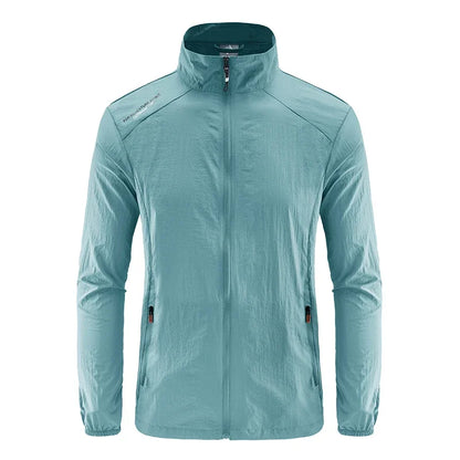 Men’s Ultra-Light Windbreaker Jacket – UV Sun Protection Coat for Travel, Camping, Cycling, Fishing & Hiking Wear