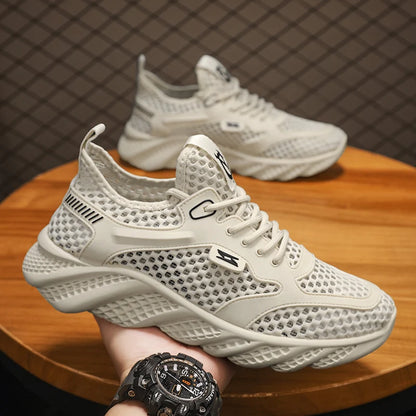 Men’s Summer Casual Sneakers – Lightweight Mesh Breathable Running & Walking Shoes