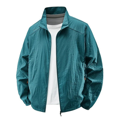 Men’s Ultra-Light Windbreaker Jacket – UV Sun Protection Coat for Travel, Camping, Cycling, Fishing & Hiking Wear