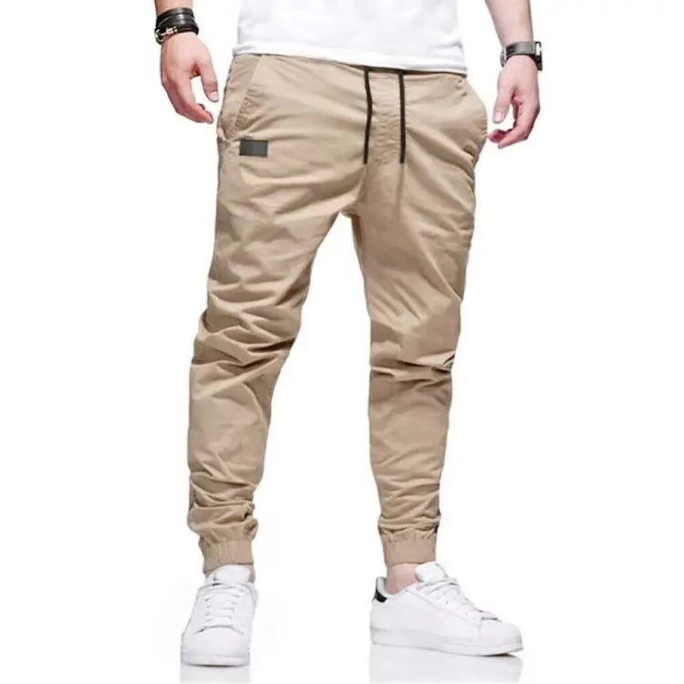Men’s Cargo Jogger Sweatpants – Casual Multi-Pocket Harem Pants for Sports, Streetwear & Everyday Comfort