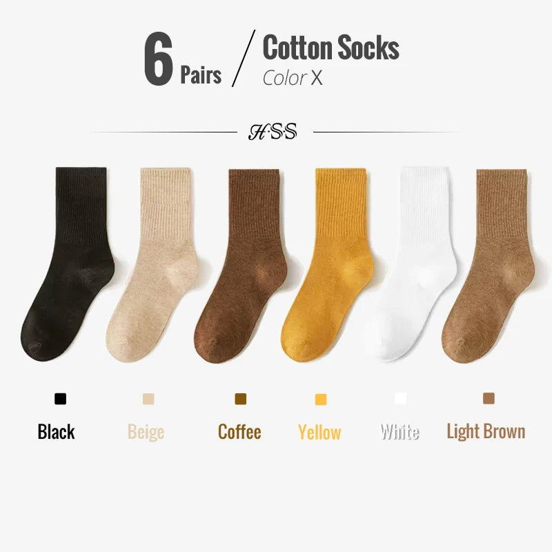 5/10-Pack Men’s Combed Cotton Dress Socks – Soft Breathable Business Crew Socks,Multiple Colors