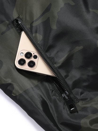 Men’s Hooded Camouflage Jacket – Casual Streetwear Camo Coat for , Sports & Everyday Style
