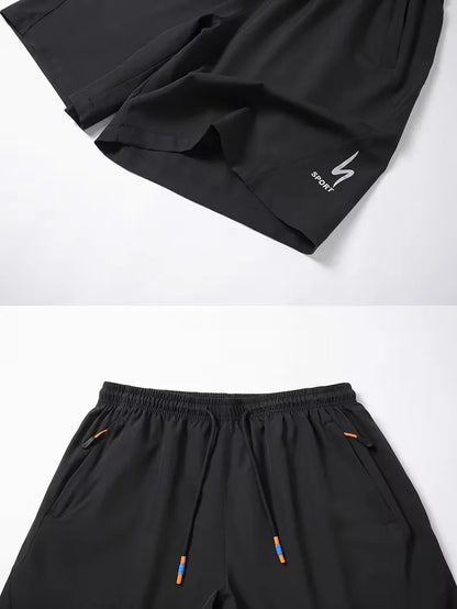 Men’s Summer Sports Shorts – Breathable, Elastic Waist, Comfortable Fit
