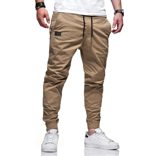 Men’s Cargo Jogger Sweatpants – Casual Multi-Pocket Harem Pants for Sports, Streetwear & Everyday Comfort