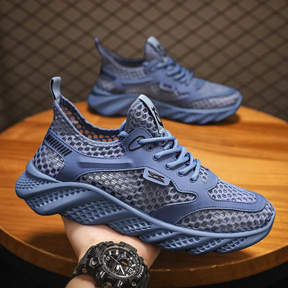 Men’s Summer Casual Sneakers – Lightweight Mesh Breathable Running & Walking Shoes