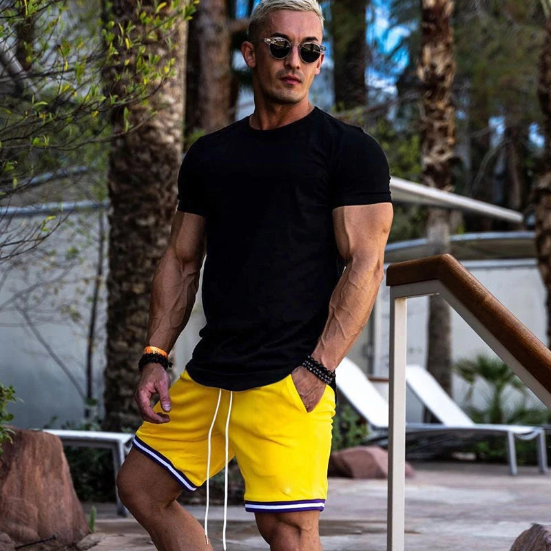 Men’s Muscle Fit Sports T-Shirt – Slim Fit Short Sleeve Athletic Tee for Gym, Workout & Casual Fashion Wear