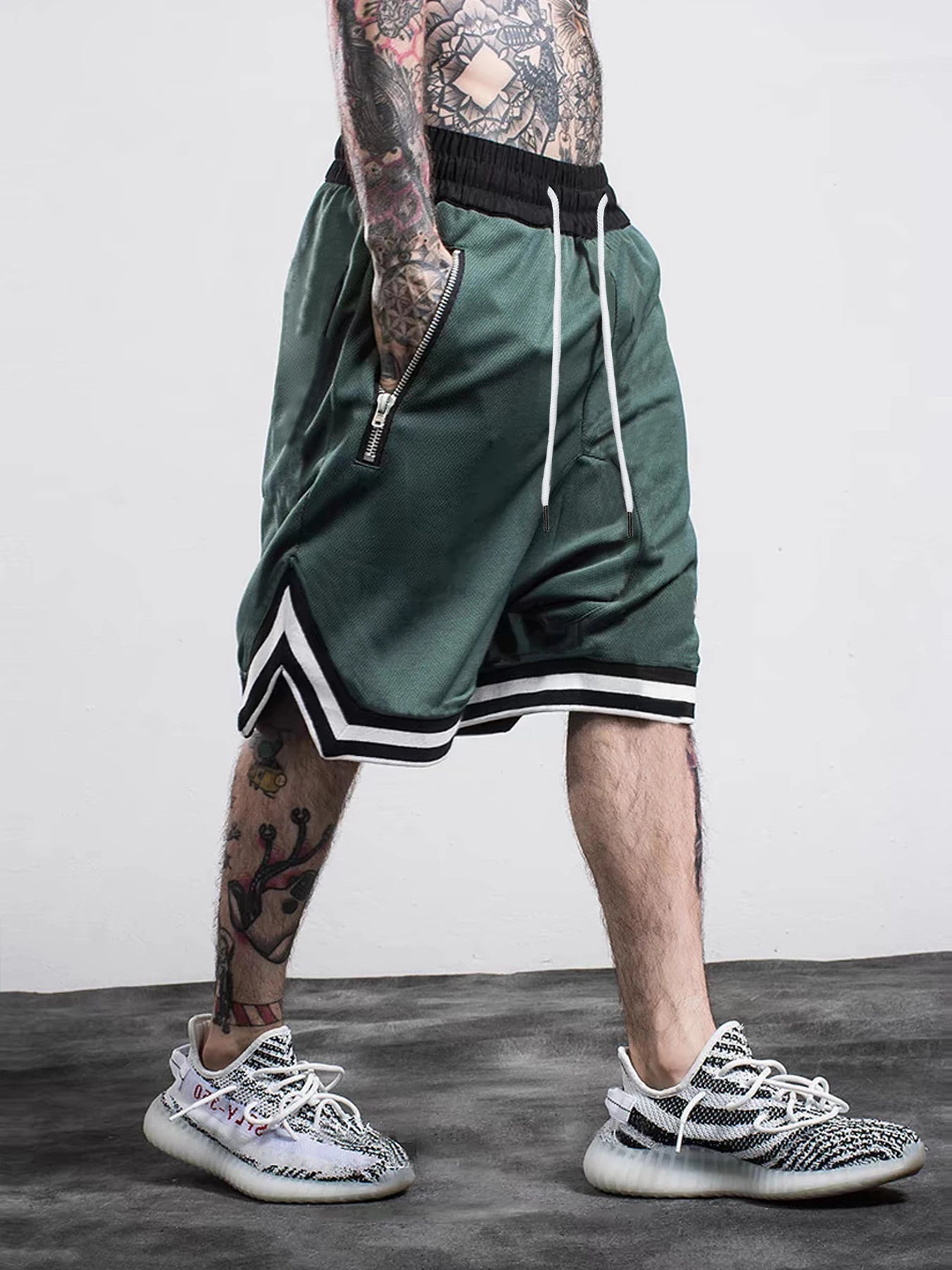 Men’s Mesh Basketball Shorts – Quick-Dry Breathable Gym & Fitness Shorts for Sports, Running & Casual Wear