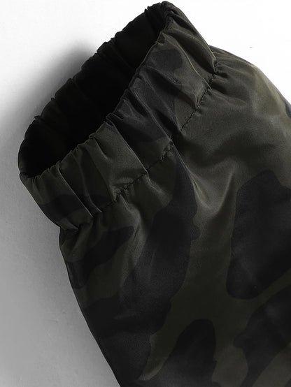 Men’s Hooded Camouflage Jacket – Casual Streetwear Camo Coat for , Sports & Everyday Style