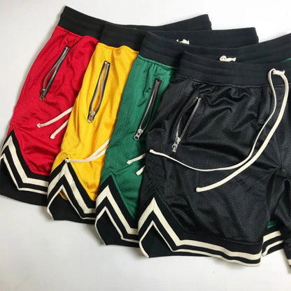 Men’s Mesh Basketball Shorts – Quick-Dry Breathable Gym & Fitness Shorts for Running, Training & Casual Summer Wear