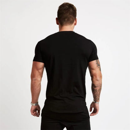 Men’s Muscle Fit Sports T-Shirt – Slim Fit Short Sleeve Athletic Tee for Gym, Workout & Casual Fashion Wear