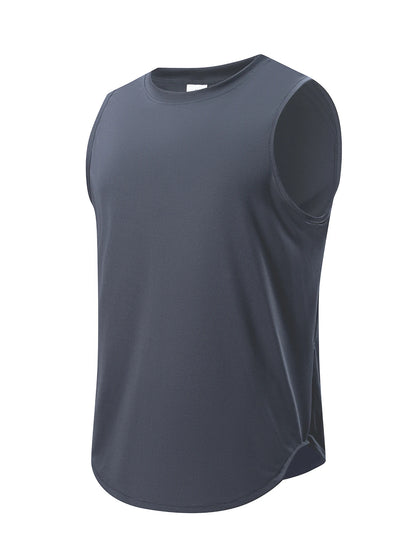 Men’s Quick-Dry Fitness Tank Top – Sleeveless Gym & Running Vest