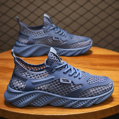 Men’s Summer Casual Sneakers – Lightweight Mesh Breathable Running & Walking Shoes