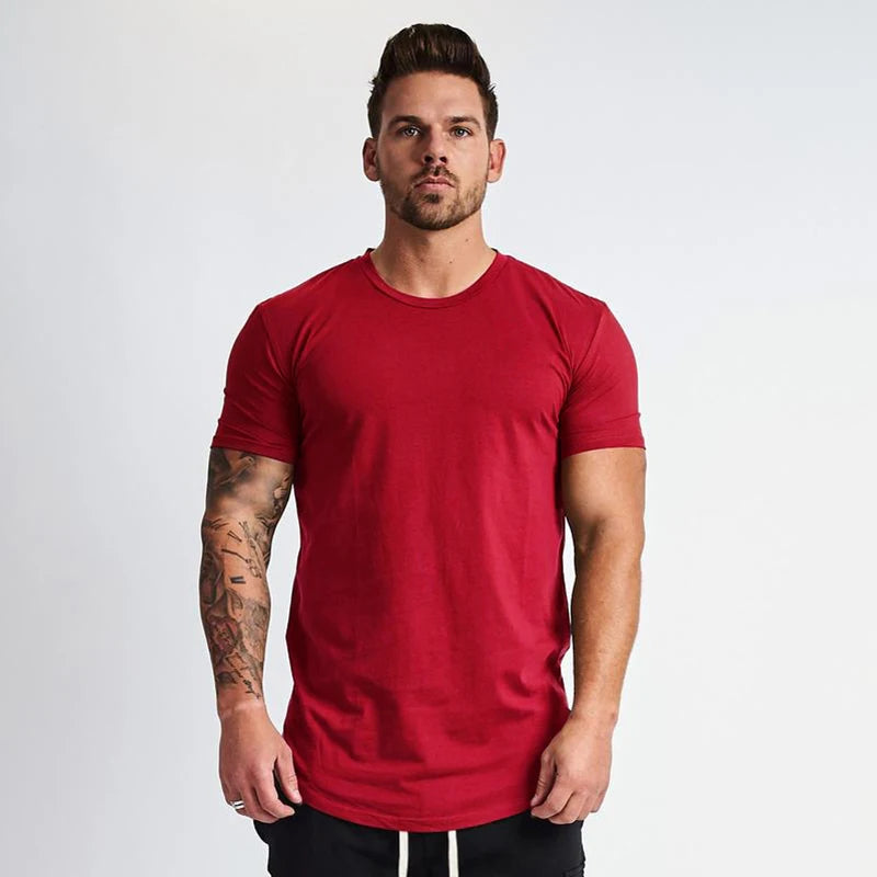 Men’s Muscle Fit Sports T-Shirt – Slim Fit Short Sleeve Athletic Tee for Gym, Workout & Casual Fashion Wear