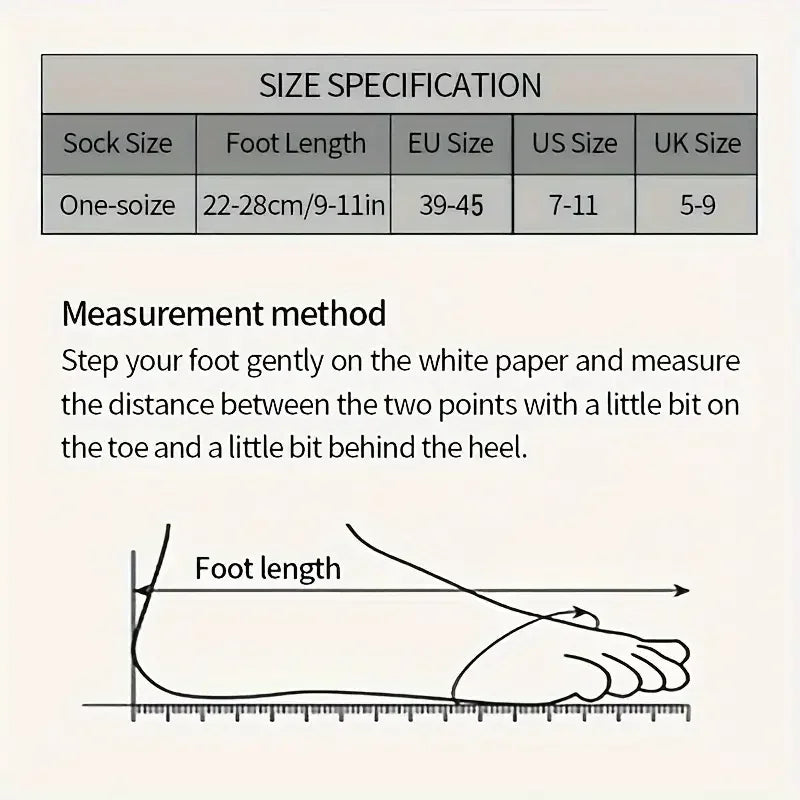 5/10 Pairs of High-Quality Men's Outdoor Sports Fitness Casual Socks in Black and White Color Comfortable