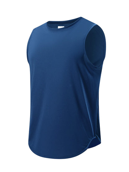 Men’s Quick-Dry Fitness Tank Top – Sleeveless Gym & Running Vest
