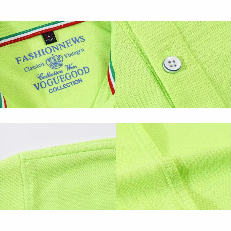 Men’s Short Sleeve Polo Shirt – Solid Color, Breathable & Comfortable