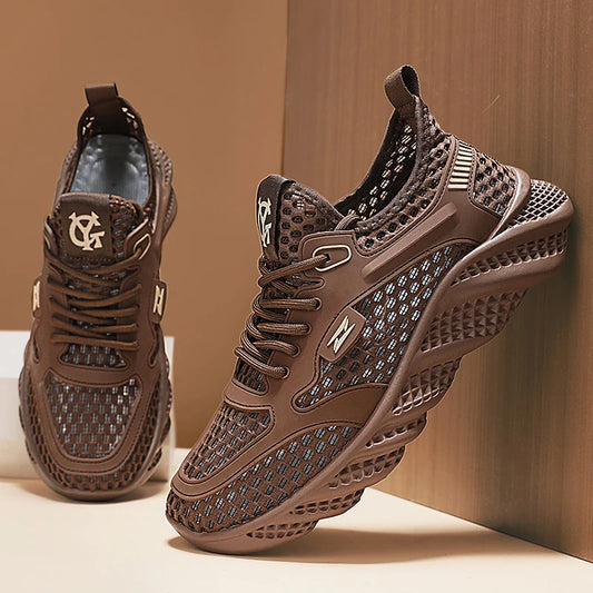 Men’s Summer Casual Sneakers – Lightweight Mesh Breathable Running & Walking Shoes