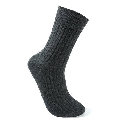 5-Pack Men’s Mid-Calf Socks Multiple Colors – Breathable Business & Athletic Socks,