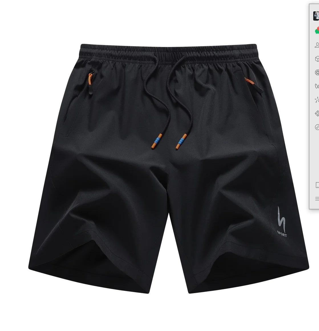 Men’s Summer Sports Shorts – Breathable, Elastic Waist, Comfortable Fit