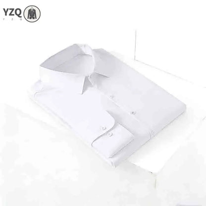 Men’s Non-Iron Teal Blue Long Sleeve Button-Up Shirt – Business Wear