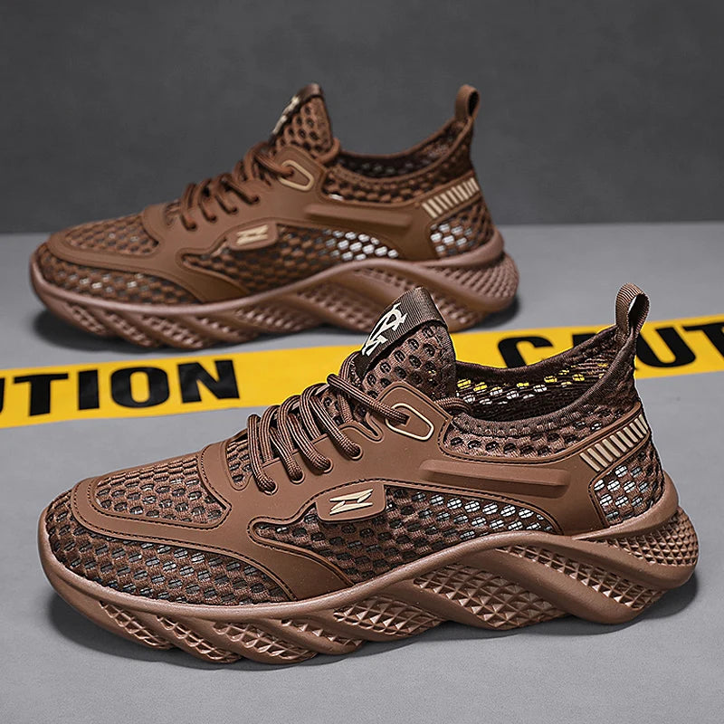 Men’s Summer Casual Sneakers – Lightweight Mesh Breathable Running & Walking Shoes