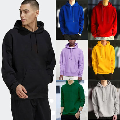 Men’s Hoodie – Casual All-Match Pullover Sweatshirt for Everyday Fashion