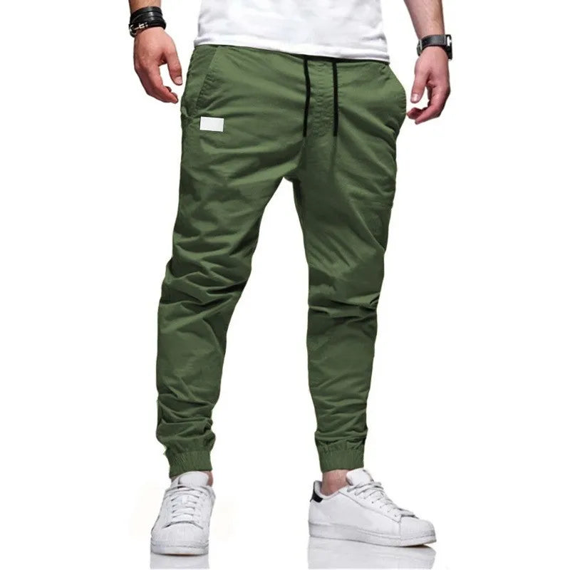 Men’s Cargo Jogger Sweatpants – Casual Multi-Pocket Harem Pants for Sports, Streetwear & Everyday Comfort
