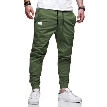 Men’s Cargo Jogger Sweatpants – Casual Multi-Pocket Harem Pants for Sports, Streetwear & Everyday Comfort