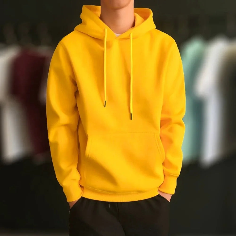Men’s Hoodie – Casual All-Match Pullover Sweatshirt for Everyday Fashion