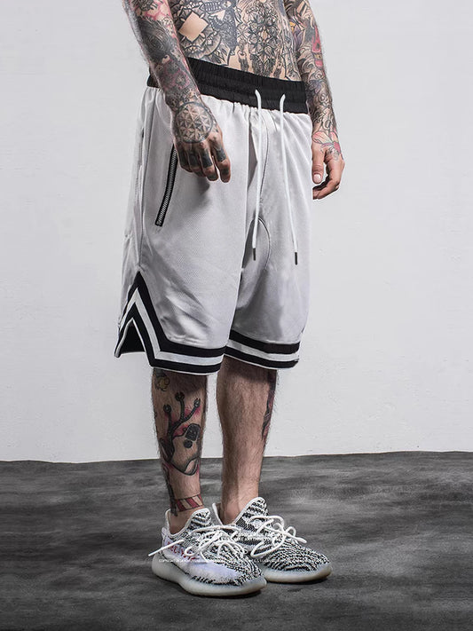 Men’s Mesh Basketball Shorts – Quick-Dry Breathable Gym & Fitness Shorts for Sports, Running & Casual Wear