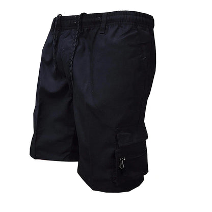 Men’s Casual Cargo Shorts with Large Pockets (Plus Size Available)